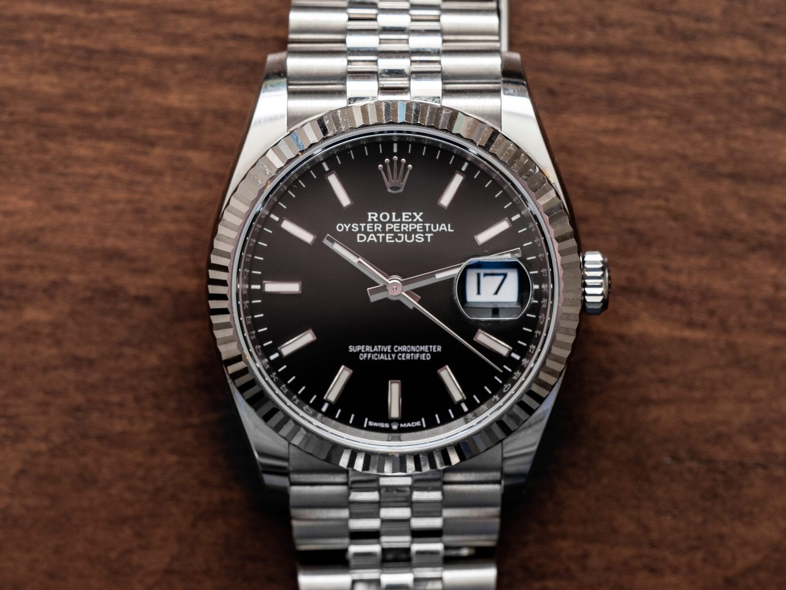 Rolex Datejust with date window