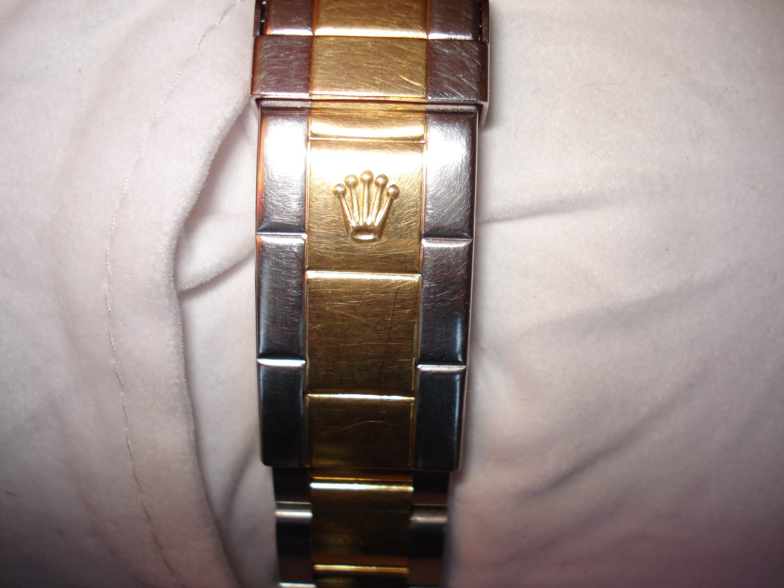 Rolex Submariner on a two-tone Oyster bracelet