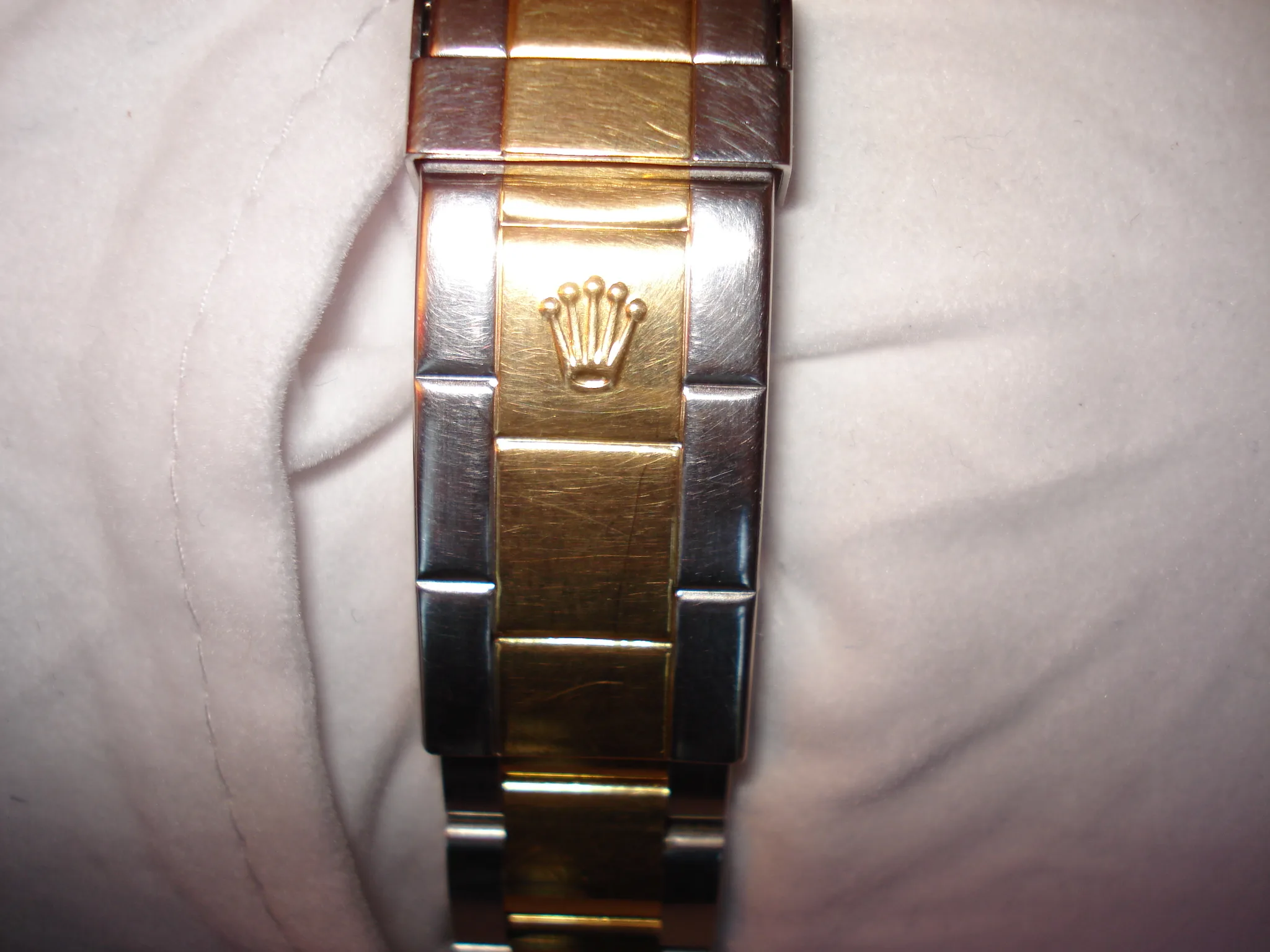 Rolex Submariner on a two-tone Oyster bracelet